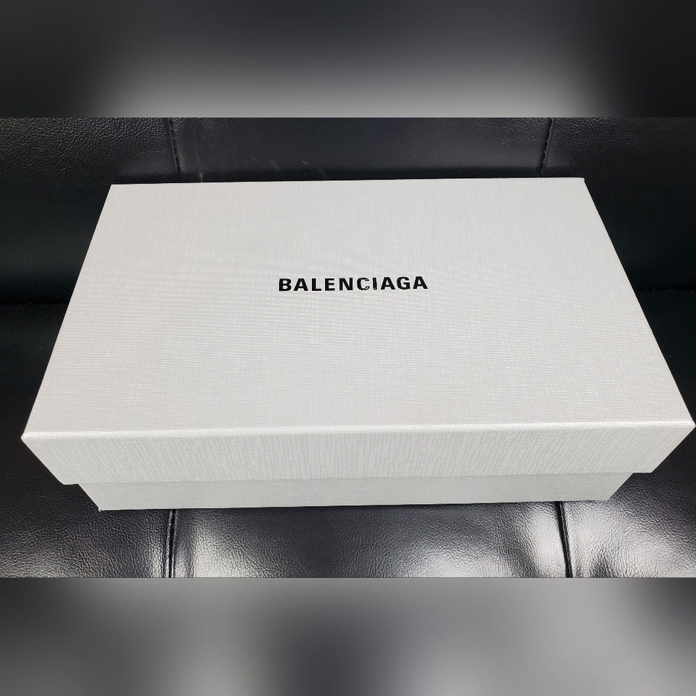 Balenciaga Sq Knife Mule Heels Silzer Sz38 Brand New - Picture 13 of 13
